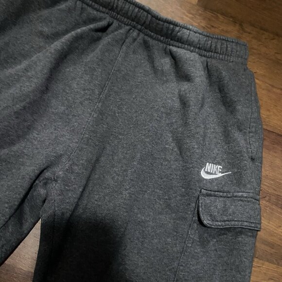Nike Other - Nike Joggers Men Large Woven Cargo Pants Athleisure Tapered Grey Track